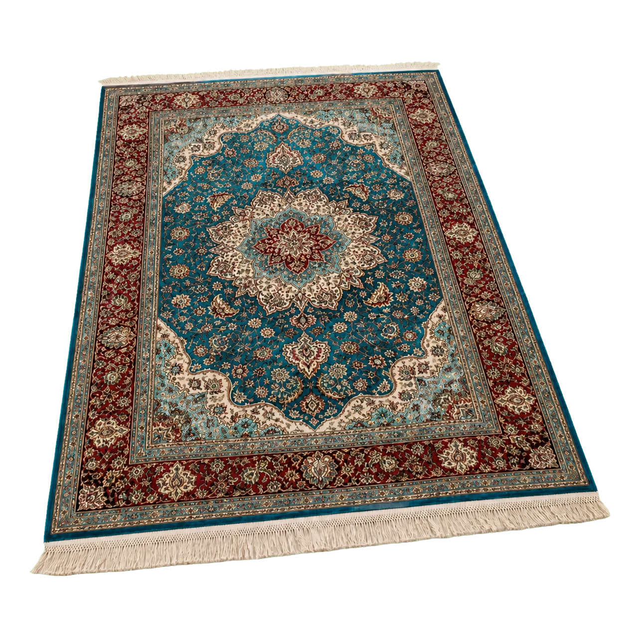 فرش دستباف ابریشم