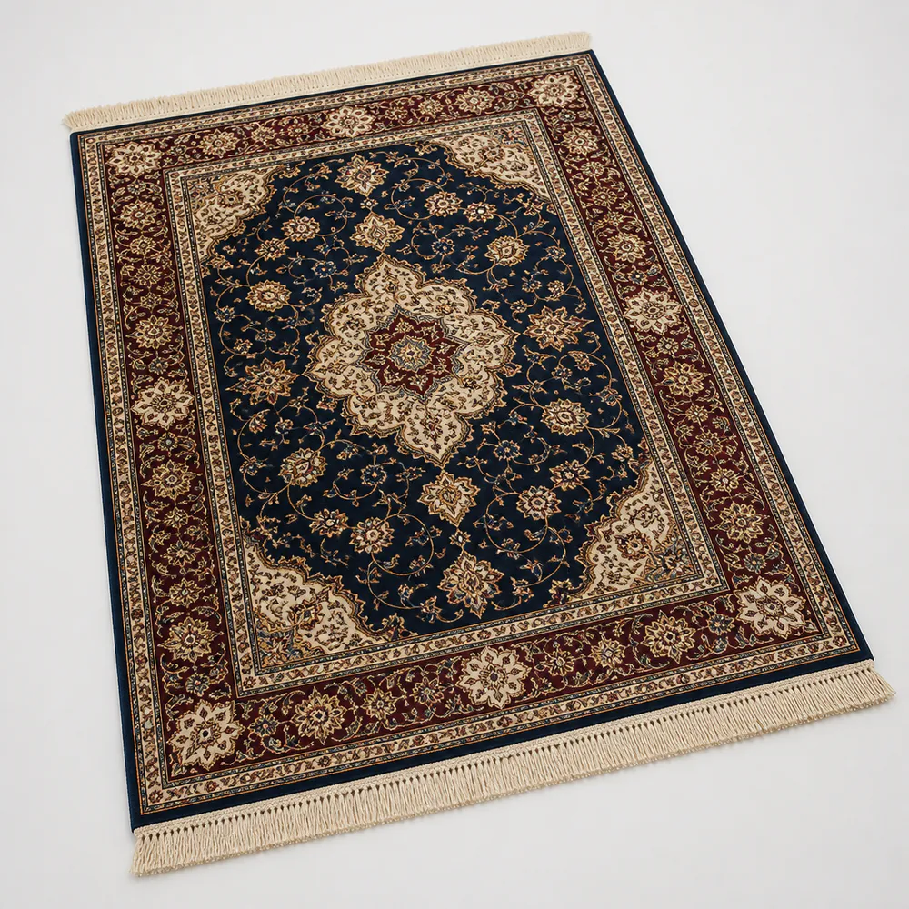فرش گل ابریشم